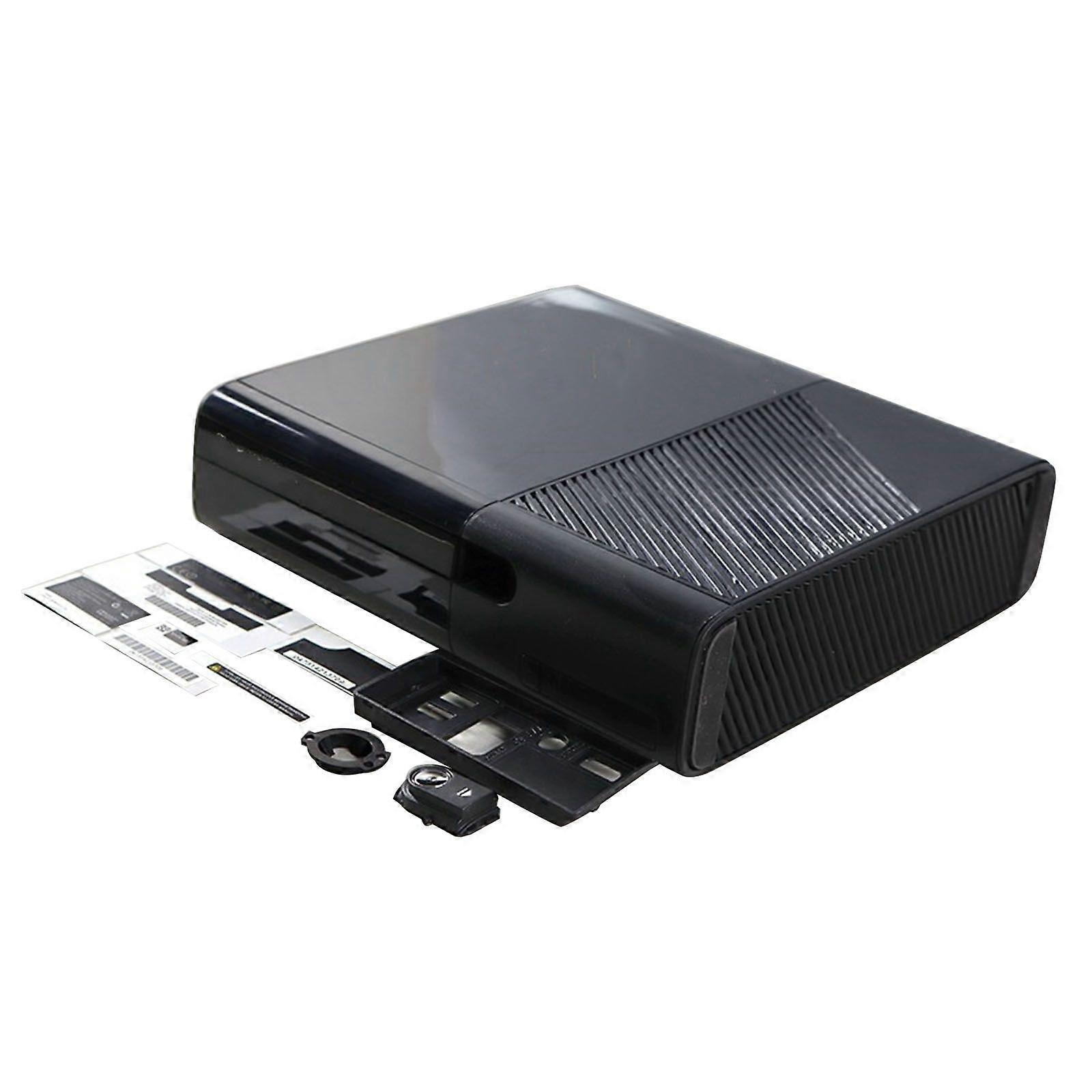 Full Set Housing for Case Protective for Shell Console Repalcement Repair Parts Spare Accessories for XBOX 360 E Game Console Black
