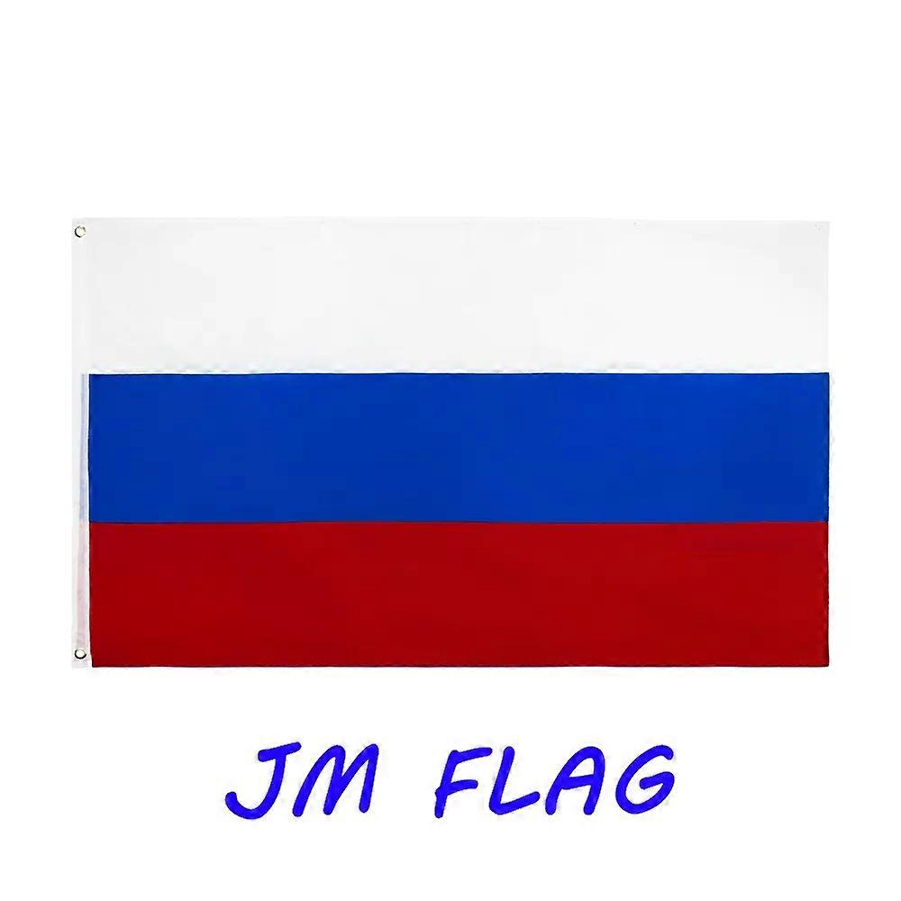 JMFLAG 90x150cm RUS Fédération de Russie Russie Drapeau national Polyester Imprimé Décoration Bannière