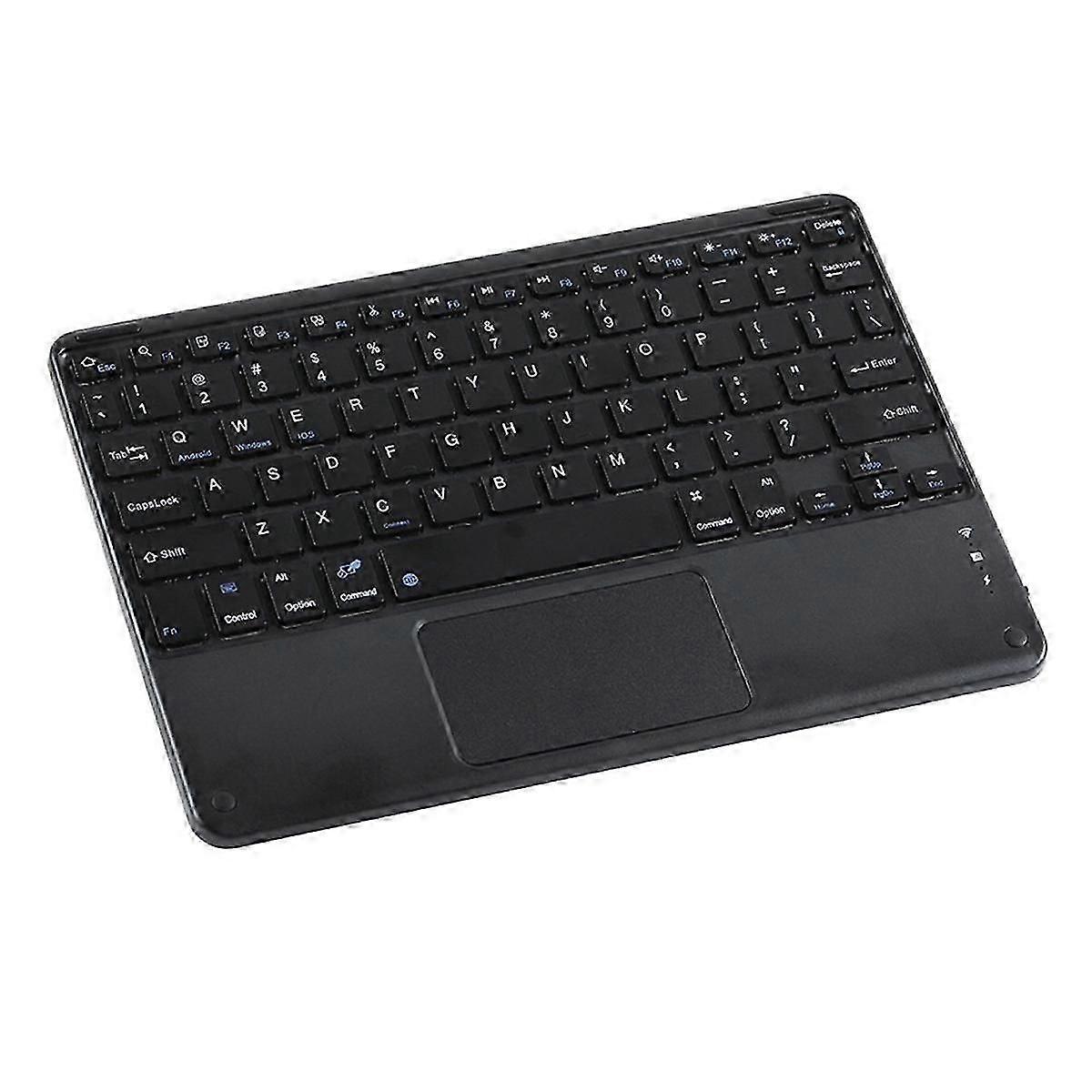 Touchpad Wireless Keyboard Bluetooth Keyboard for PC Tablet Gaming Black