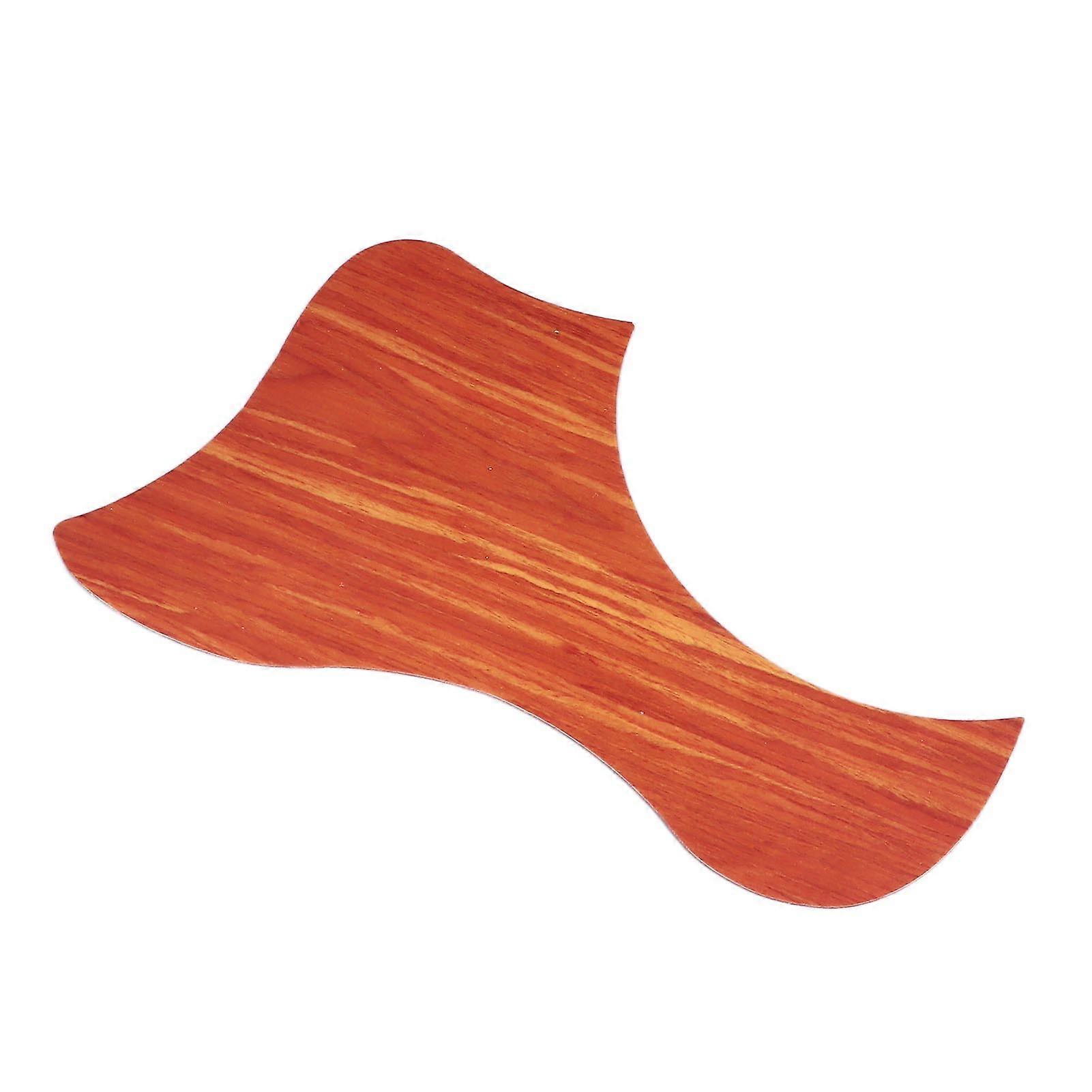 Acoustic Guitar Pickguard PVC Wood Grain Pattern Durable 3D Pickguard Scratch Plate Bird Shape