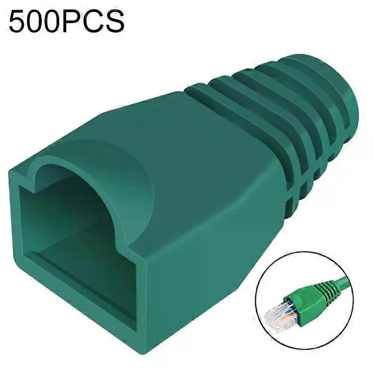 RJ45 Network Cable Boots-Green Protective Caps for Enhanced Durability Green