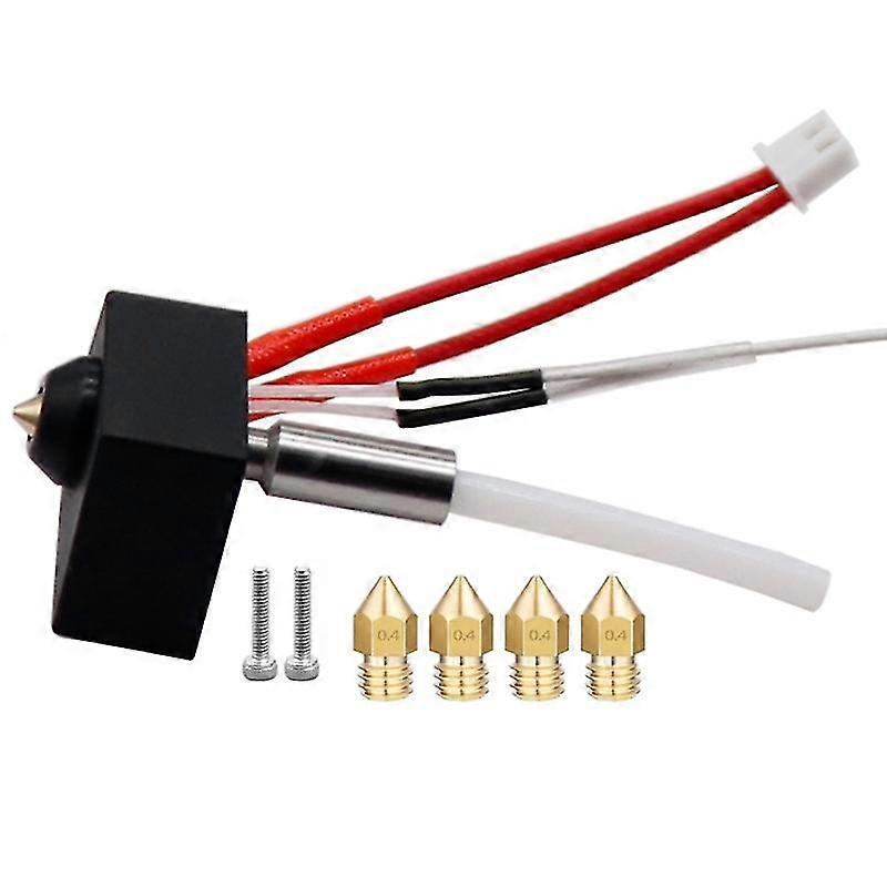 For Neptune 3 Plus/Pro 3D Printing Head Hotend Nozzles 0.4mm Kit For Neptune 3