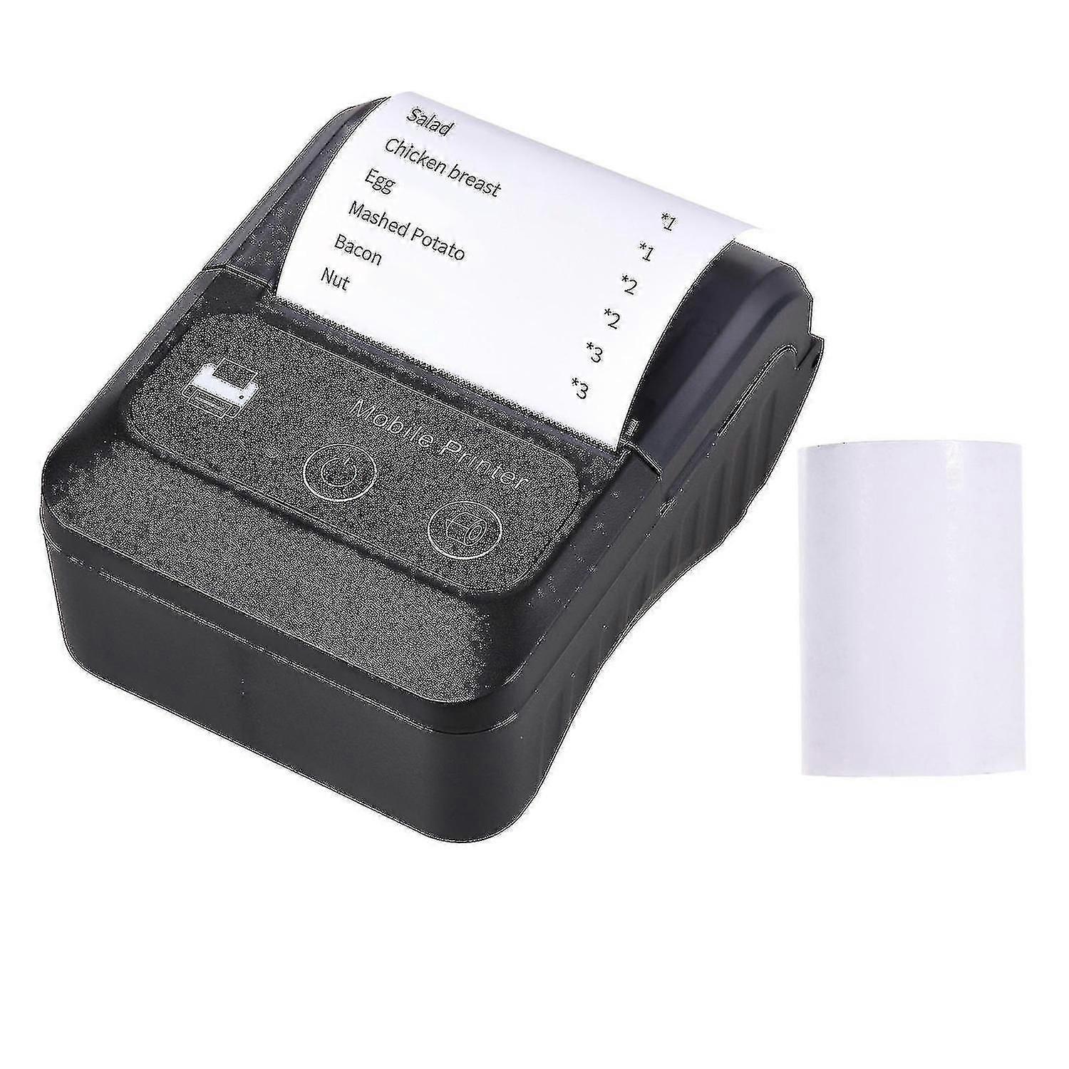 Portable Thermal Receipt Printer Wireless Bt Mini Receipt Receipt Pos Mobile Printer. Esc/Pos Compat