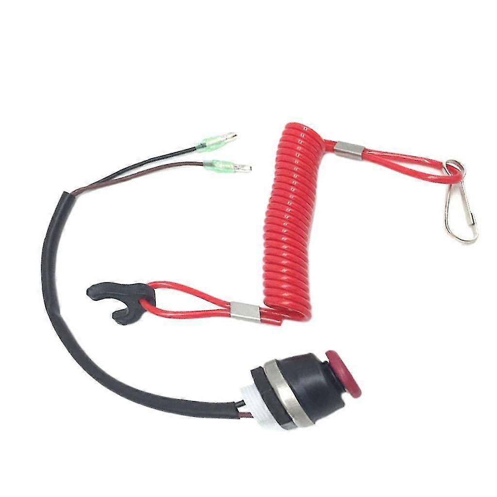 Boat Outboard Engine Kill Stop Switch Safety Tether Cord Lanyard for Tohatsu
