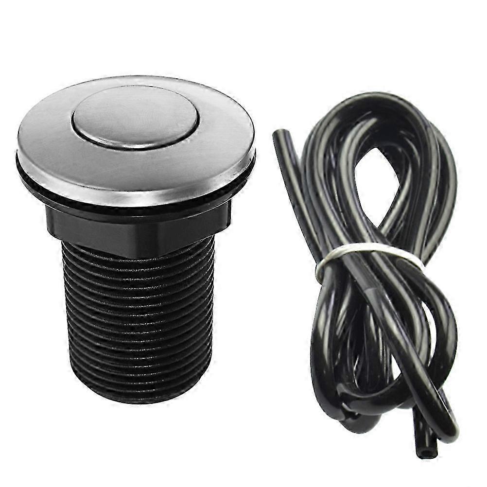 1pc 32mm πνευματικός διακόπτης αέρα επεξεργαστών απορριμμάτων τροφίμων ανοξείδωτου πνευματικός διακόπτης μαύρος (διακόπτης αέρα 32s και