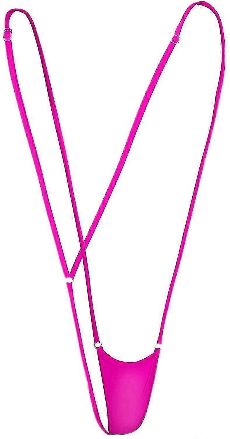 Naisten Mini Sling G-stringit Mikrobikinit Alusvaatteet Stringit Uima-asut Ruusu