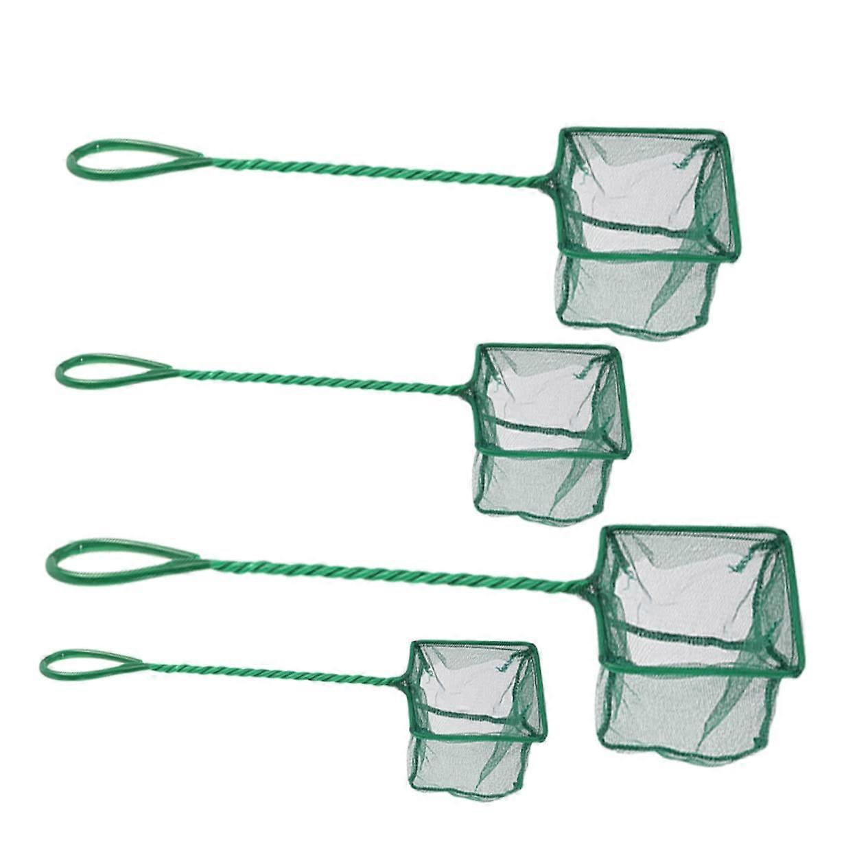 Fishnet Small Fishing Net Set of 8 Pcs Mesh Scoop Nets for Fish and Shrimp Aquariums and Tanks