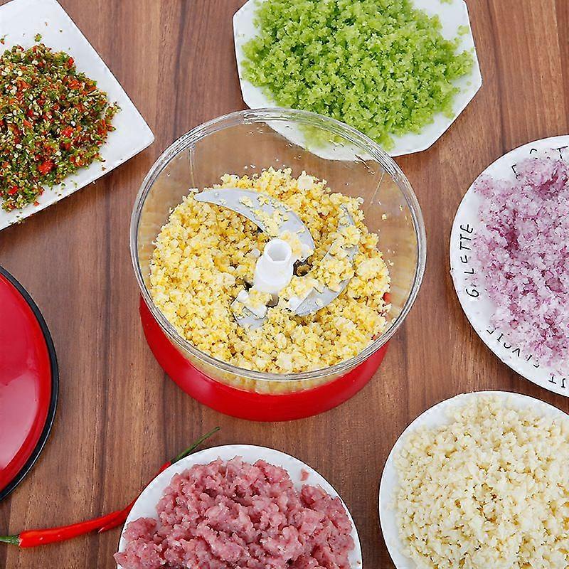 Food Processor - Manual Multifunctional Home Kitchen Meat Grinder Chopper