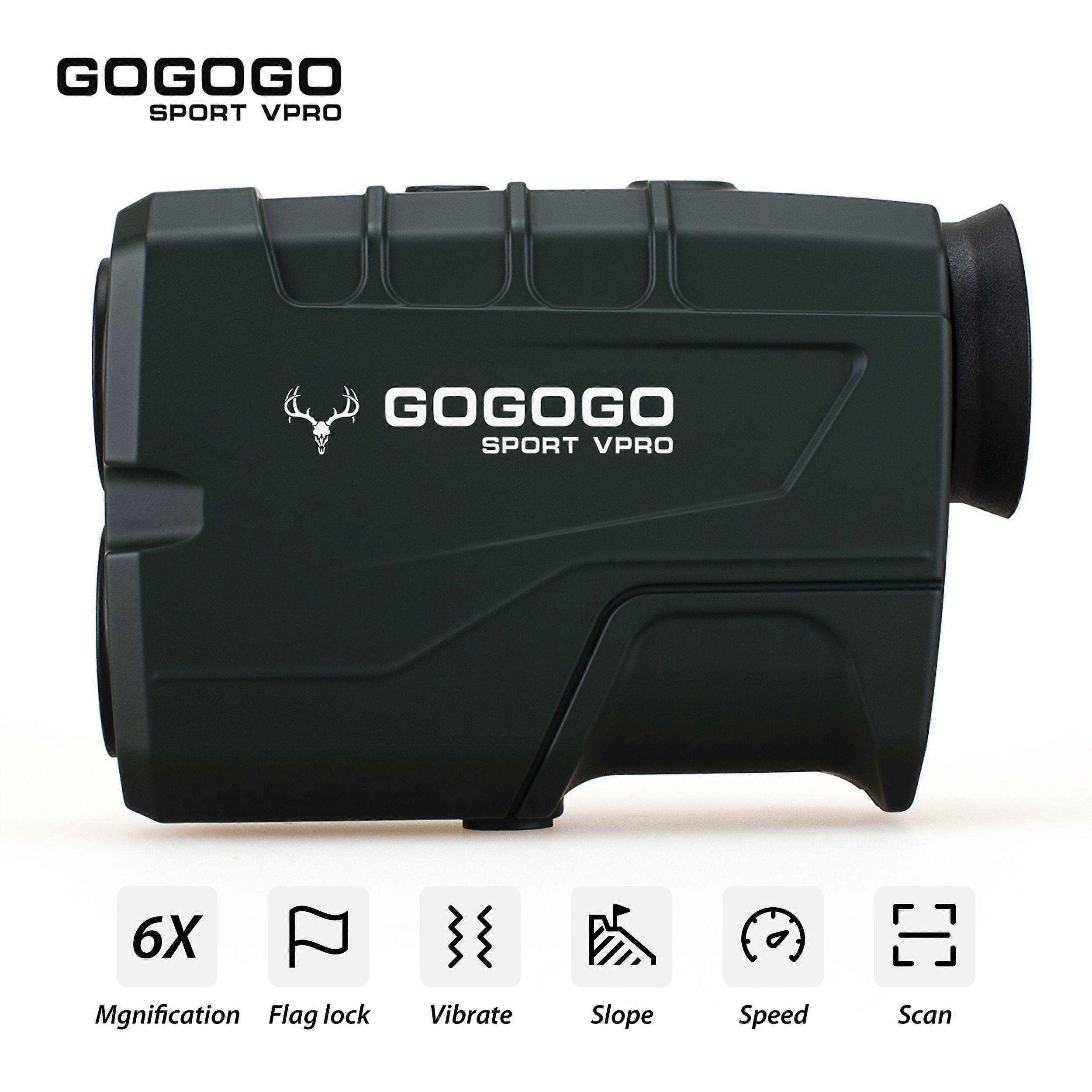 Gogogo Sport Vpro 1000m Hunting Rangefinder Military with Speed Scan Slope Mode Range Finder for Golf Laser Distance Meter GS19G
