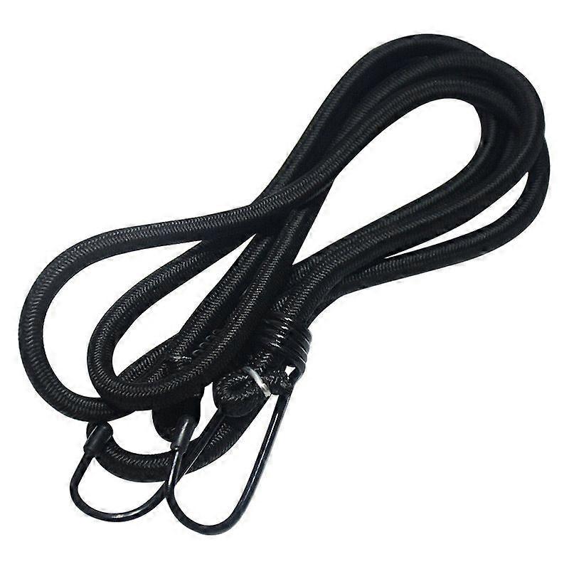 120cm Bungee Bungee Bungee with Hooks, Extra Strong Black Bungee Bungee with Latches, Suitable for Outdoor Use, Weather Resistant, Canvas Canopy, Car