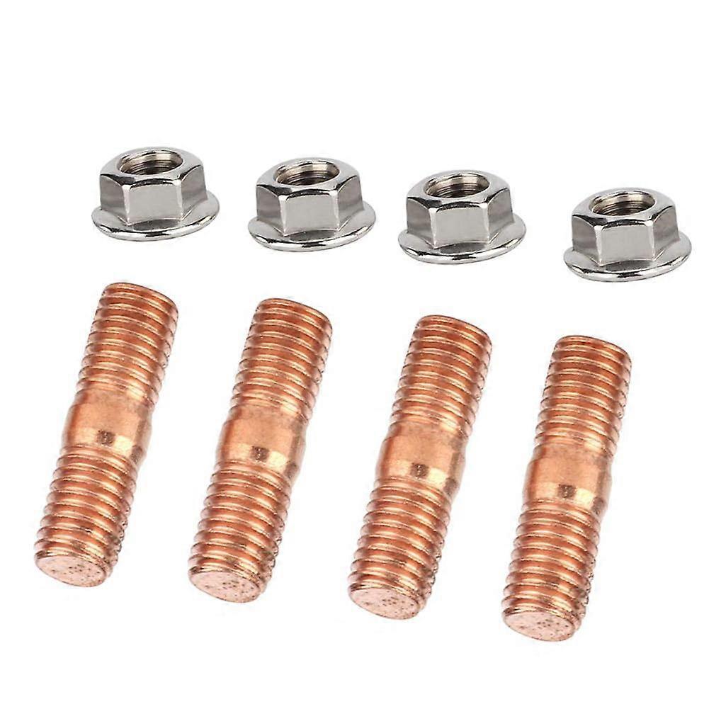 M10x1.50 Thread Flange Nuts Turbo Stud Kit for T3 T4 T6 Engines - High Strength Steel Turbo Fasteners