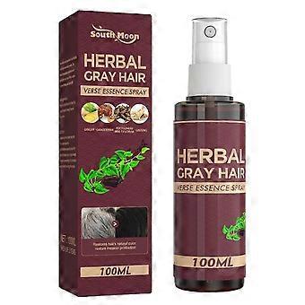 Herbal Grey Hair Spray Natural Quick Effect Gentle Hair Color Cover Treatment