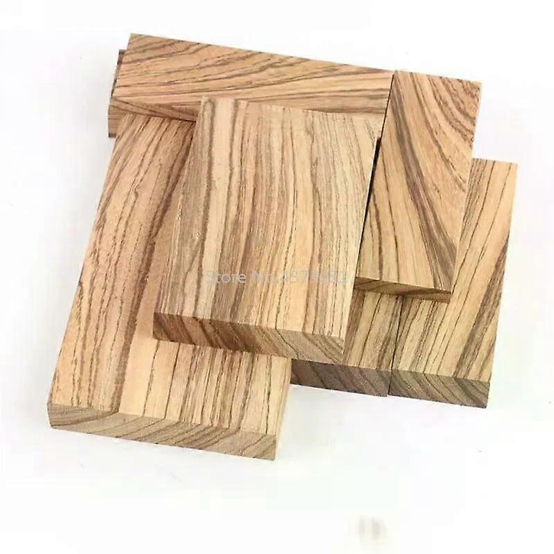 Shibingsheng 1piece DIY knife handle material Zebra wood (Microberlinia brazzavillensis) Spoon Making materials