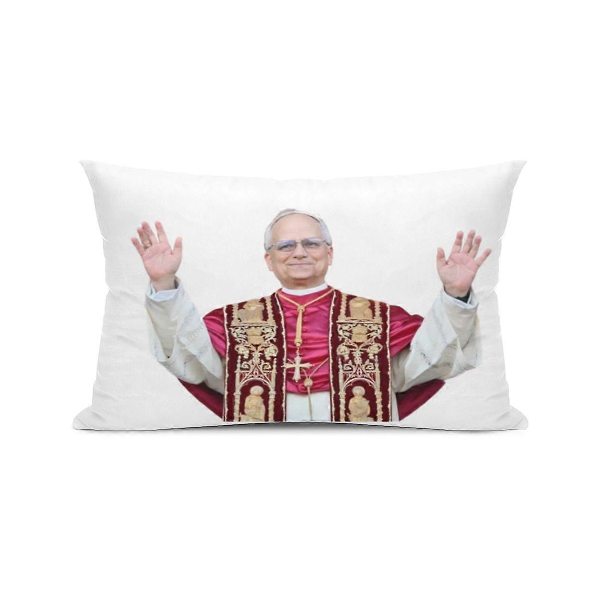 Pope Leo Xiv Double-Sided Long Plush Pillow Covers Costume Set Product 7550Cm Soft Throw Cushion Cases With Detailed Accessories For Theme Events For