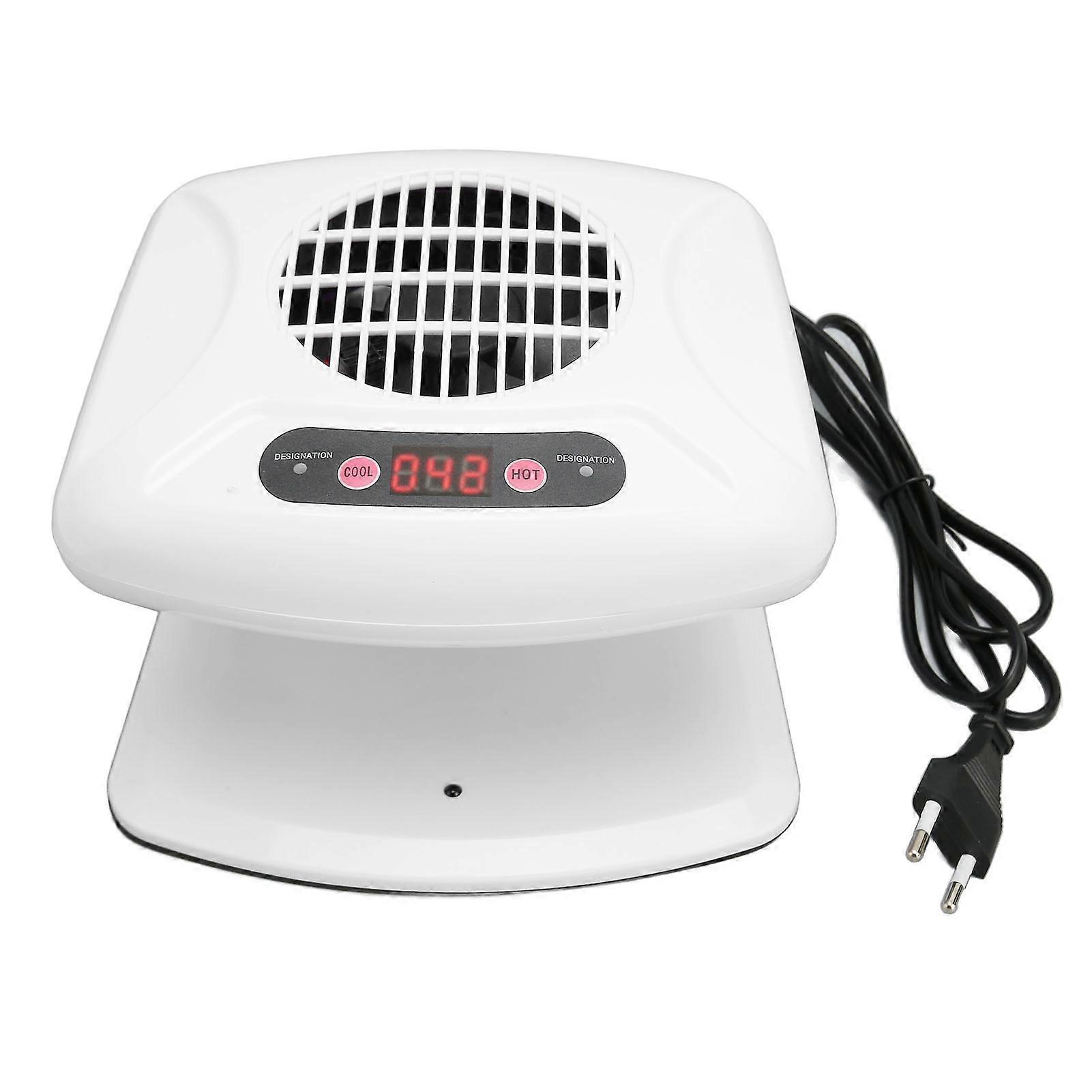 Einhand-Nagellufttrockner Warm Cool Wind Automatischer Sensor Nagellüfter Blastrockner für Home Salon Weiß