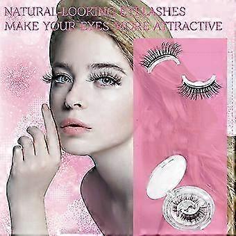 Faux Self-Adhesive Natural Style 1 Pair Eyelashes
