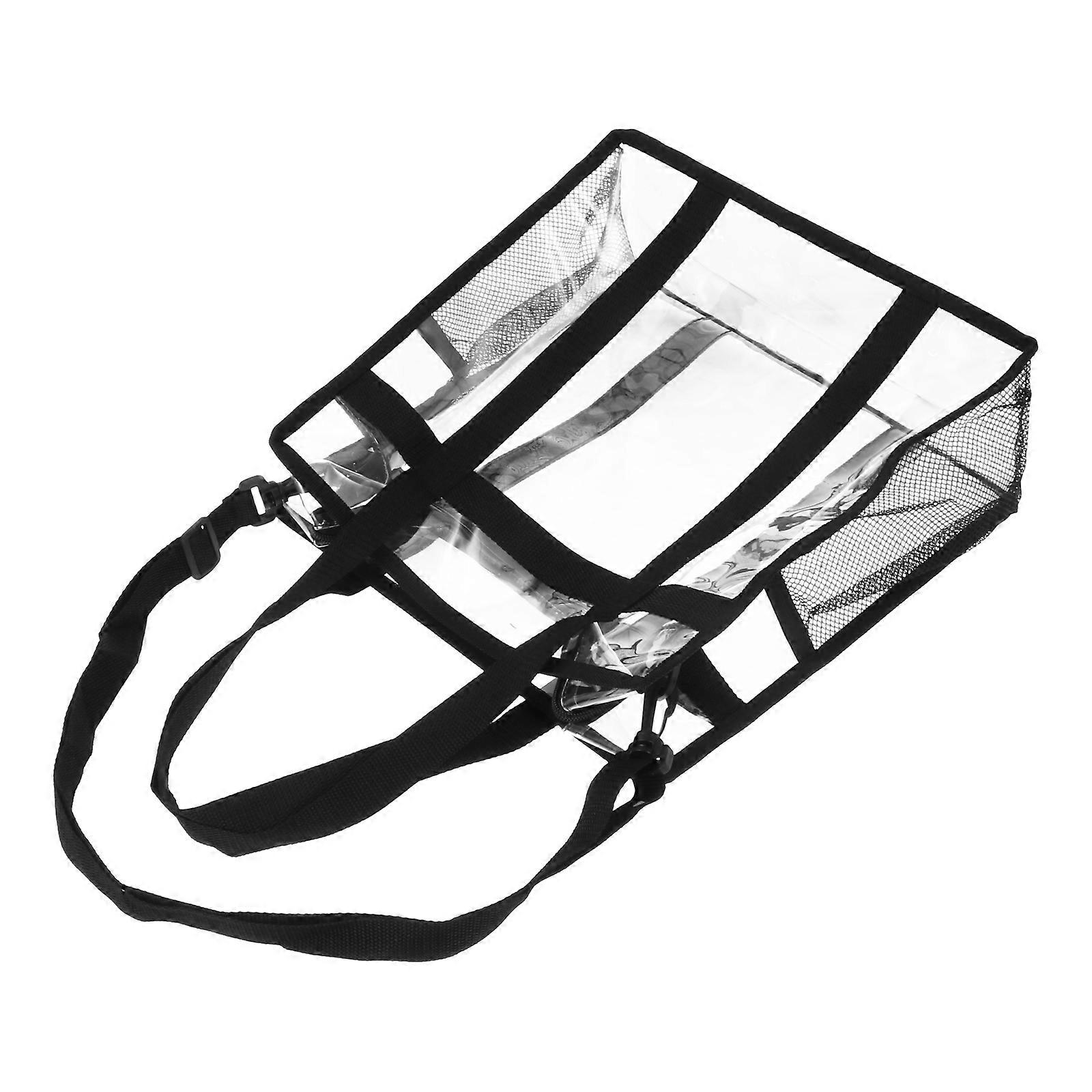 1pc Waterproof Shoulder Bag for Daily Use Transparent Record Storage Bag