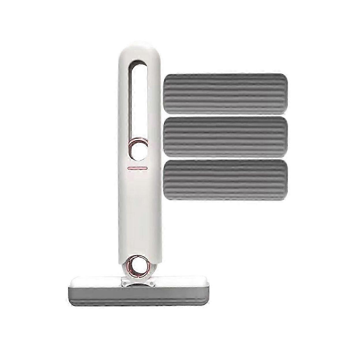 Mini Squeeze Mopp for gulv og vegger, våt tørr absorberende slitesterk rengjøringsmopp til hjemmet med vannabsorpsjon