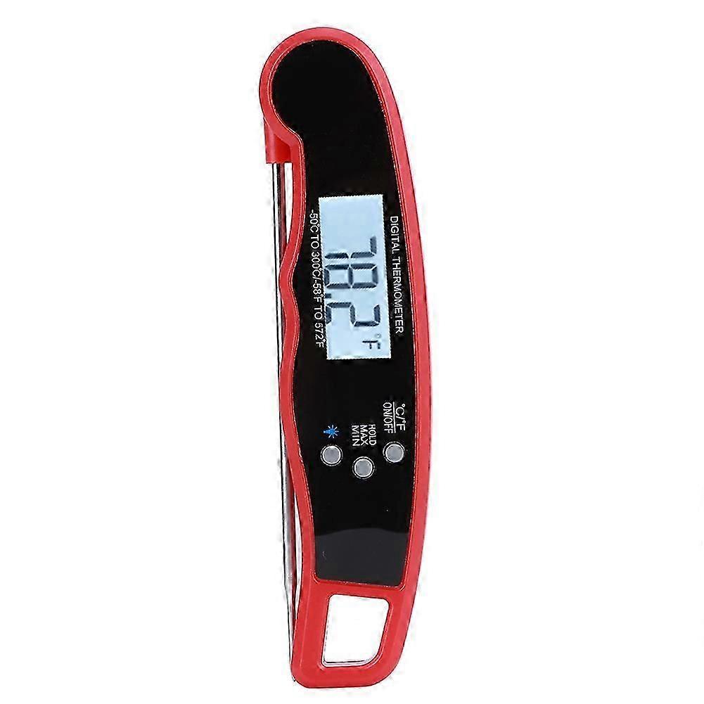 Waterproof Barbecue Food Cooking Digital Electronic Thermometer Kitchen Accessory Red