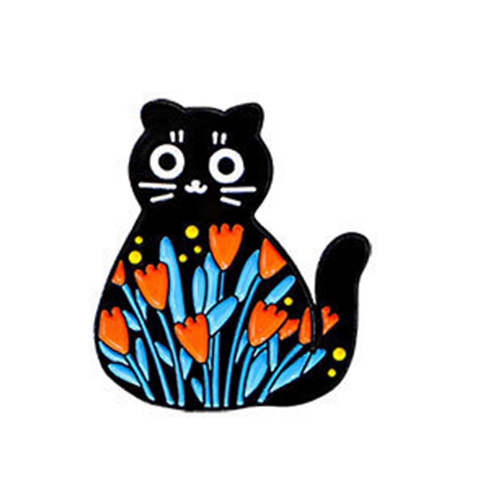 Chat à la mode épinglette épinglette émail unique broche animal insignes matériau cadeau parfait pour les jeunes individus