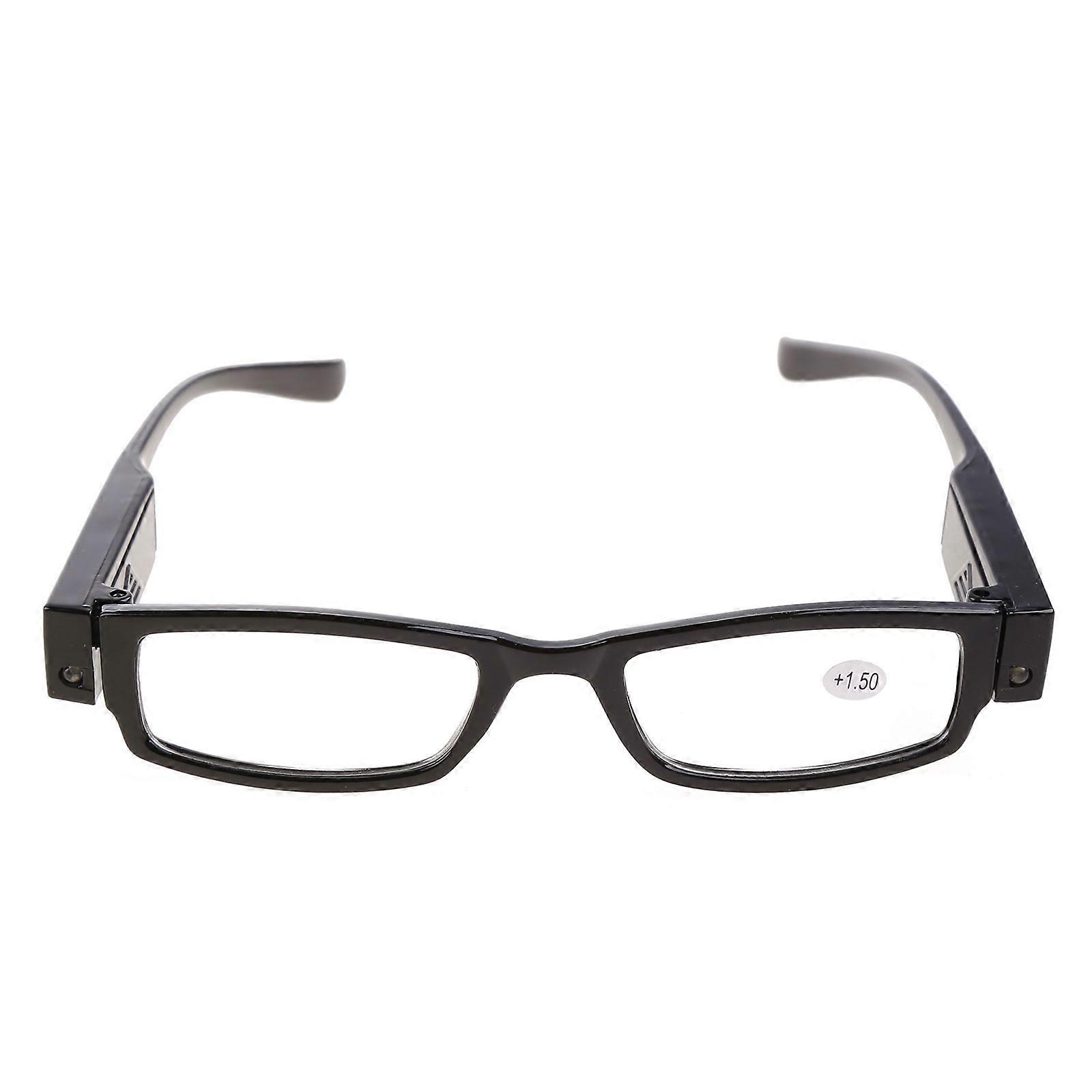 Light UP Multi Strength Eyeglass LED Reading Glasses Spectacle Diopter Magnifier