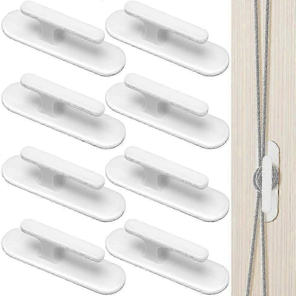 8pcs Blind Cord Twister, Safety Blind Cord Hooks, Adhesive Blind Cord Holder, Window Blinds String Holder ELJ