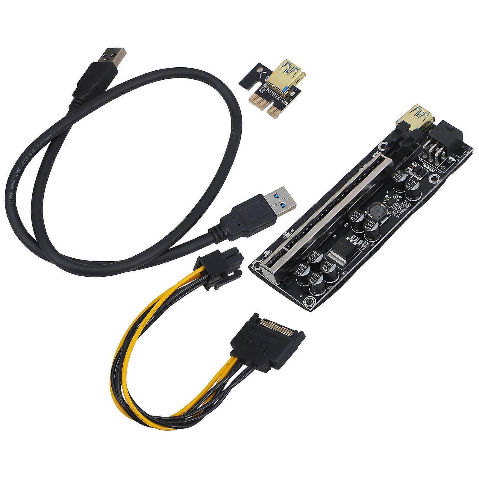 Black Graphics Card Adapter for Home Use Enhancing Laptop Performance with Easy Connectivity Options