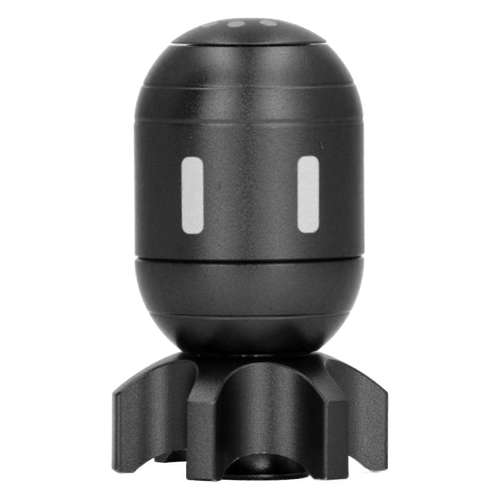 Fingertip Gyroscope, Aluminum Alloy Stimulation Toy, Reduce Anxiety, Realistic Portable Fingertip Gyroscope, Black