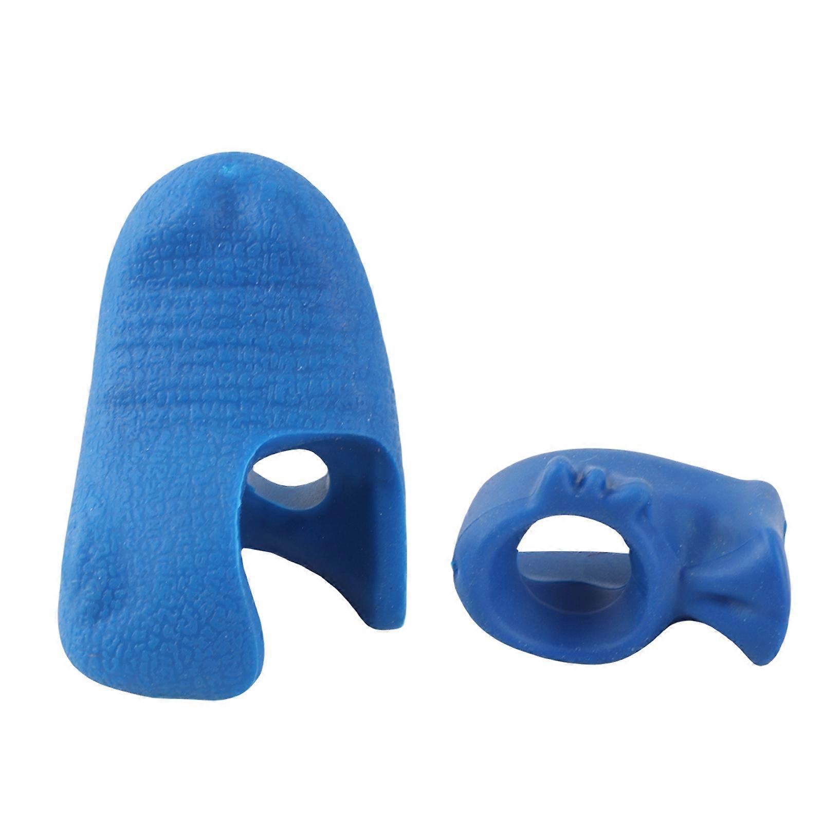 2 Pcs Violin Bow Grip Corrector Soft Silicone Reusable Bow Hold Teaching Aid for Violin Viola Blue