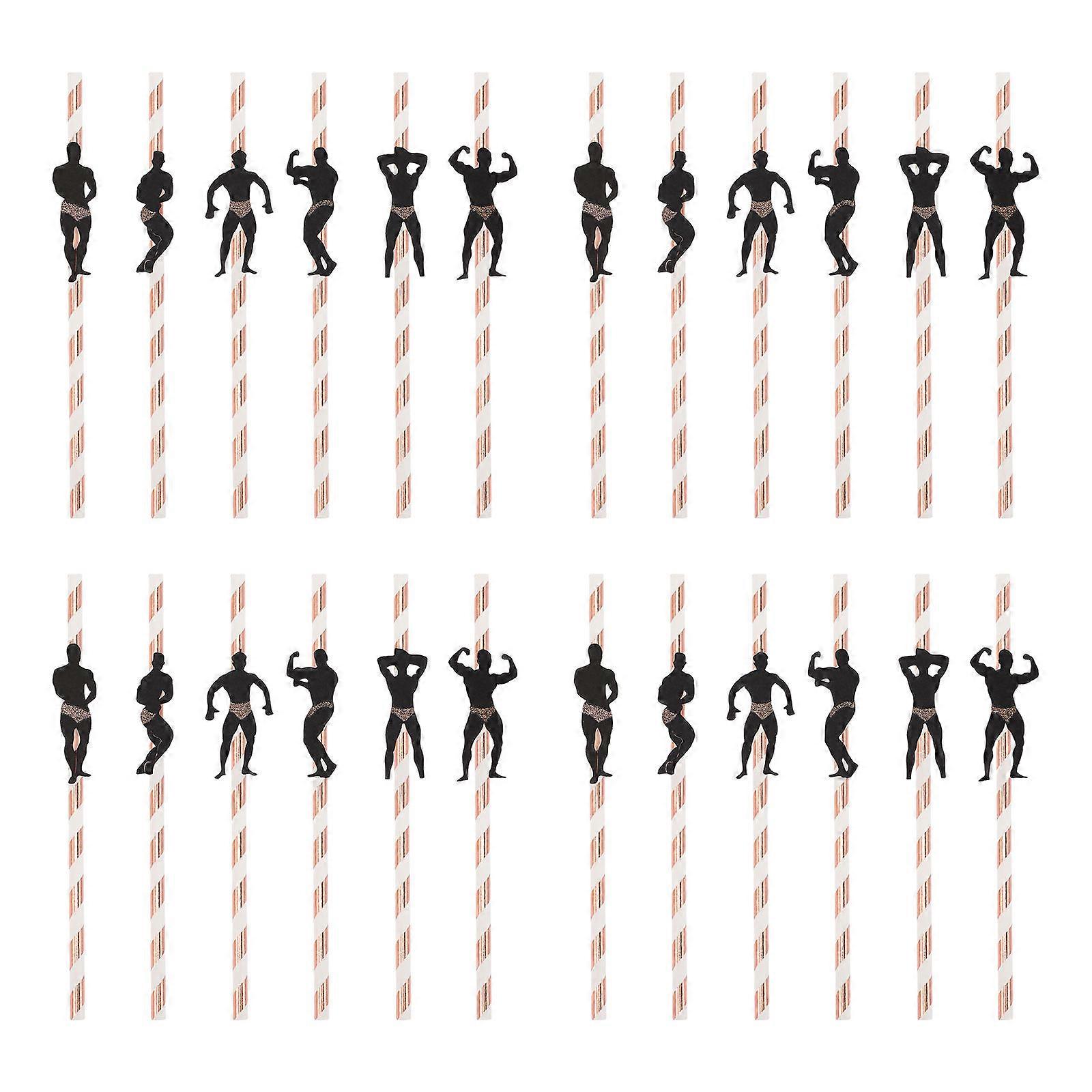 Festive Drinking Straws for Group Celebrations, Easy to Dispose After Use