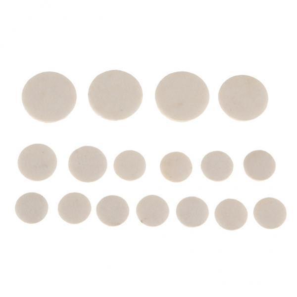 10x 17pcs Clarinet Pads Key Sound Hole Protector for Soprano Clarinet Accessory