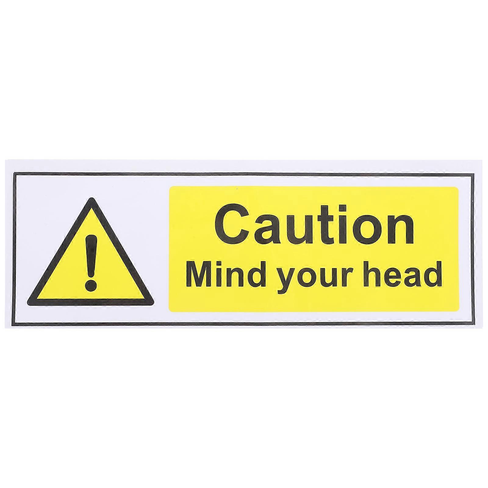 Caution Warning Sign Sticker for Equipment Safety – Self Adhesive PP Synthetic Paper Label