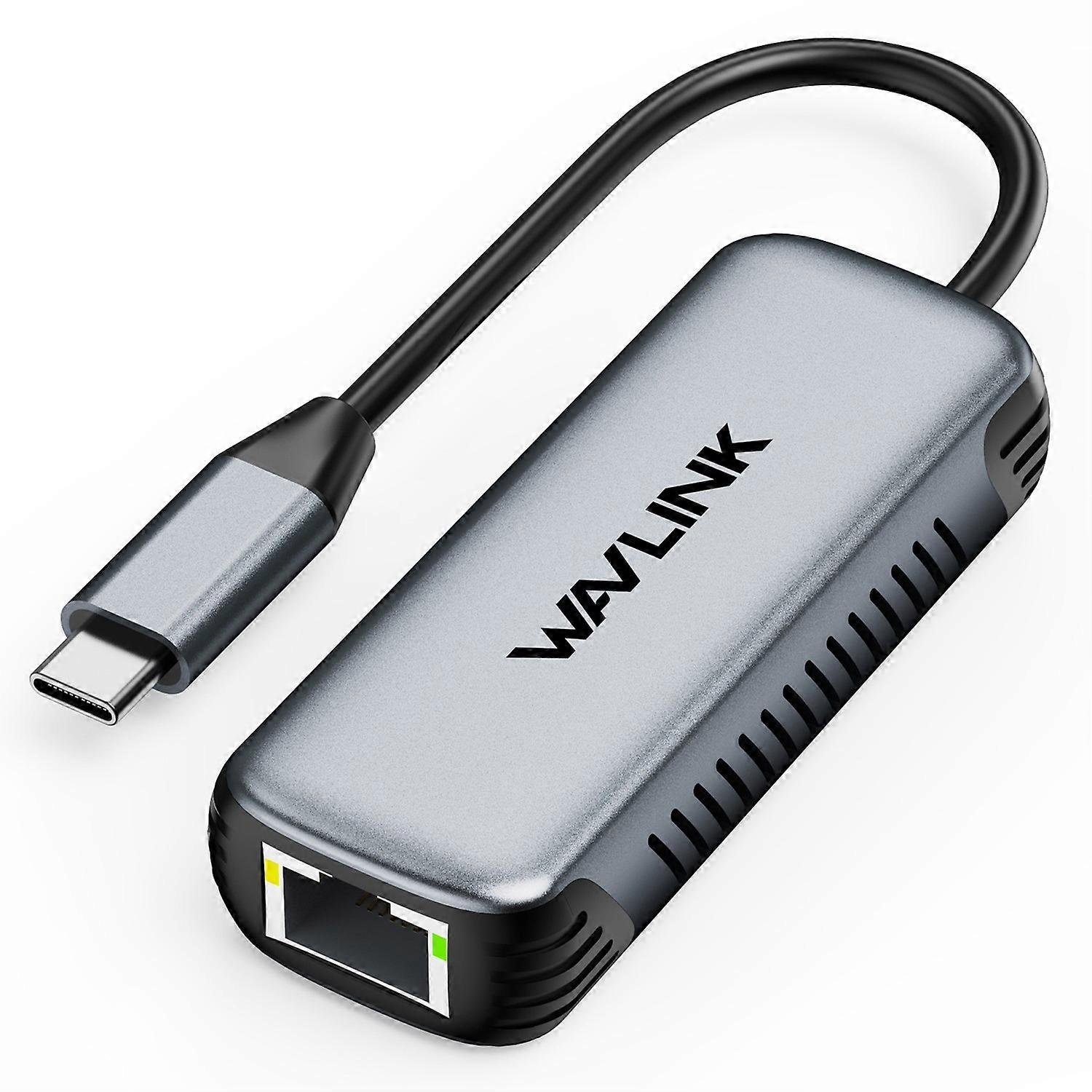 c9s WAVLINK WL-NWU340G USB-C auf RJ45 Gigabit Ethernet Adapter 5 Gbit/s I7L Kabelgebundener Netzwerkkonverter