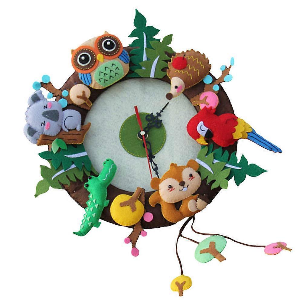 Felt Cloth Non-Woven Fabric Diy Materials Cartoon Style Parent-Child Interaction 1 Set