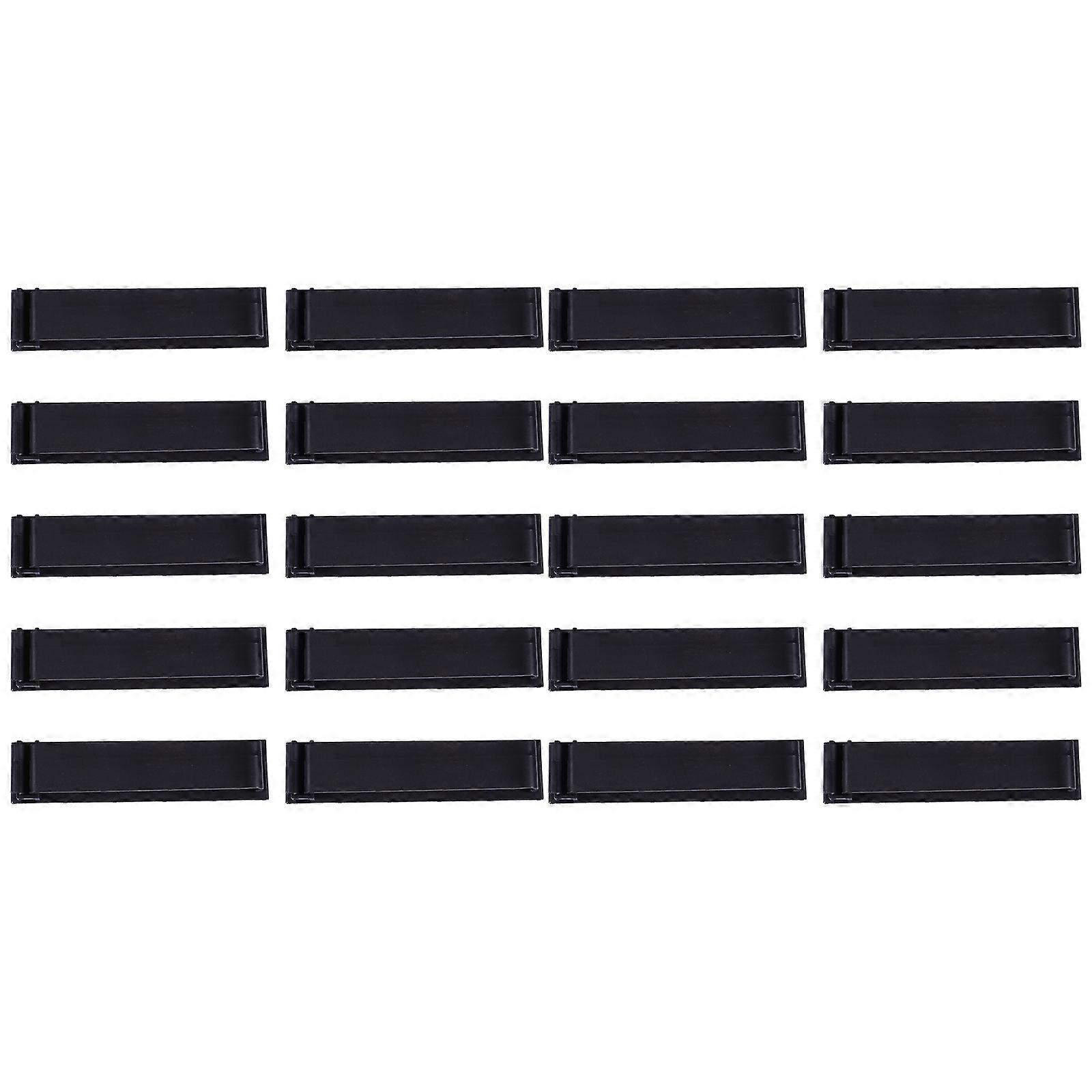 20pcs Self Adhesive Cable Clips, Durable Wire Organizers for Home, Office, and Car – Space Saving Cord Holders for Neat Cable Management