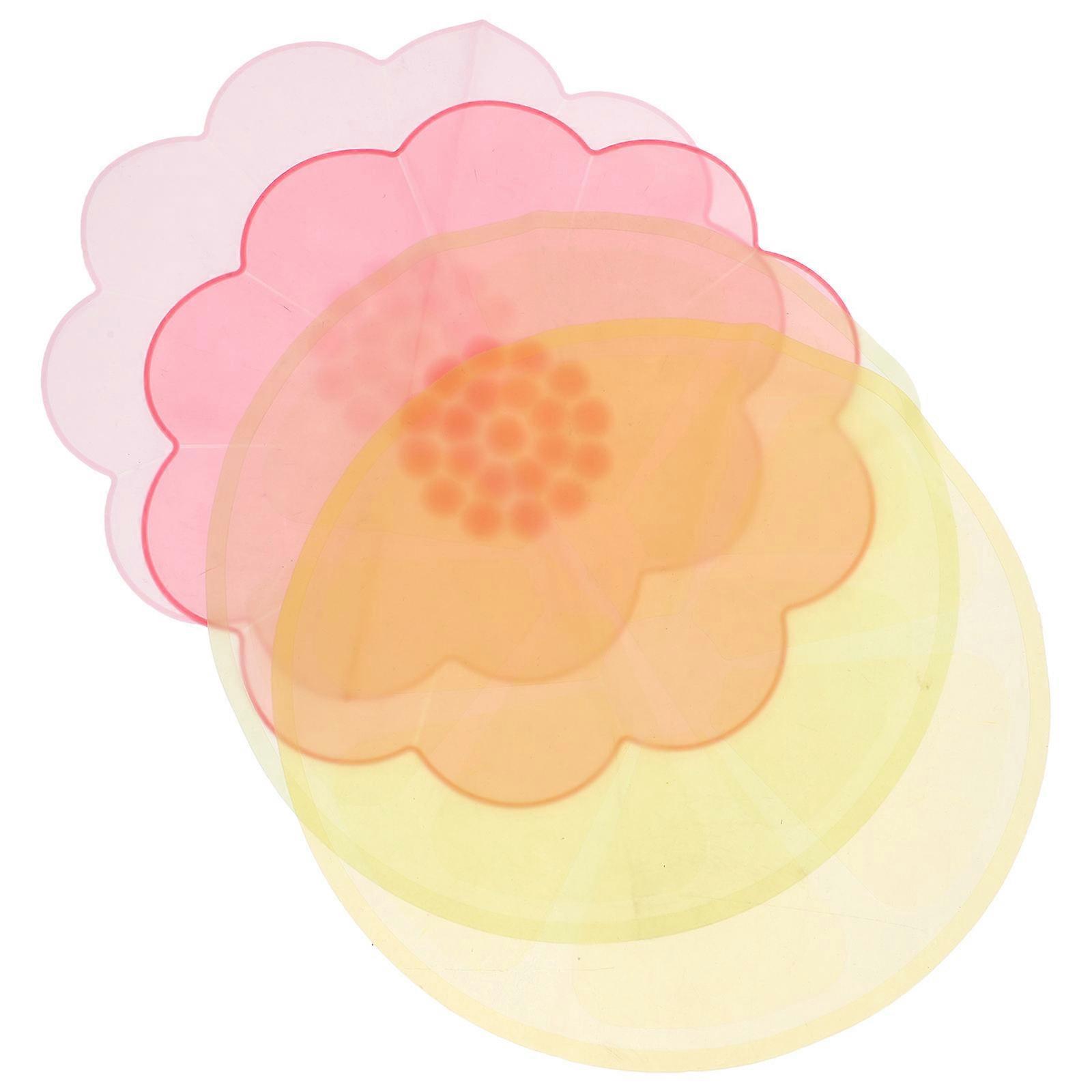 Sealing Food Lids Silicone Lids for Bowls and Food Containers Leak-proof Microwave Safe 4Pcs