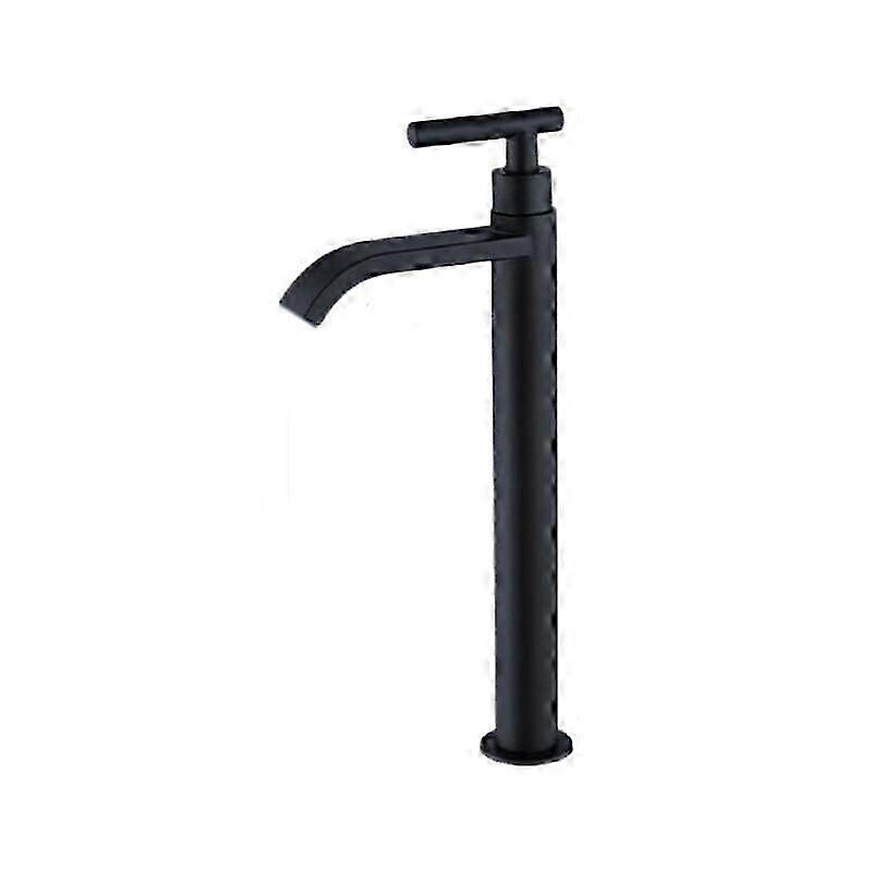Single cold water countertop sink faucet (without water inlet hose) - round