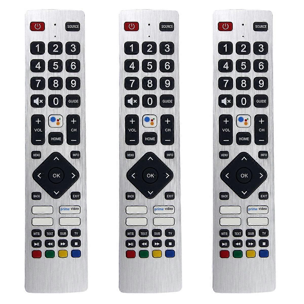 3X RMC0133 Remote Control Replace for TV Remote Control Free Setup