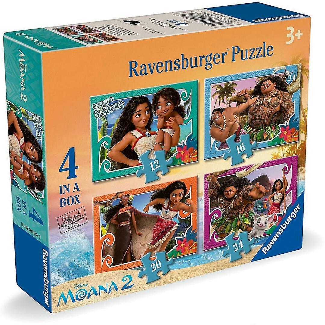 Ravensburger Vaiana 2 4 In A Box Puzzles