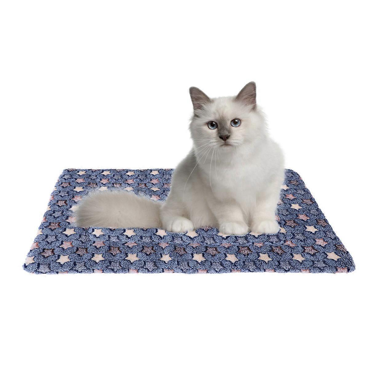 Blanket For Puppy Comfortable Pet Dog Cat Blanket for Playing Resting 51 x 34cm Warmth Flannel 1Pack