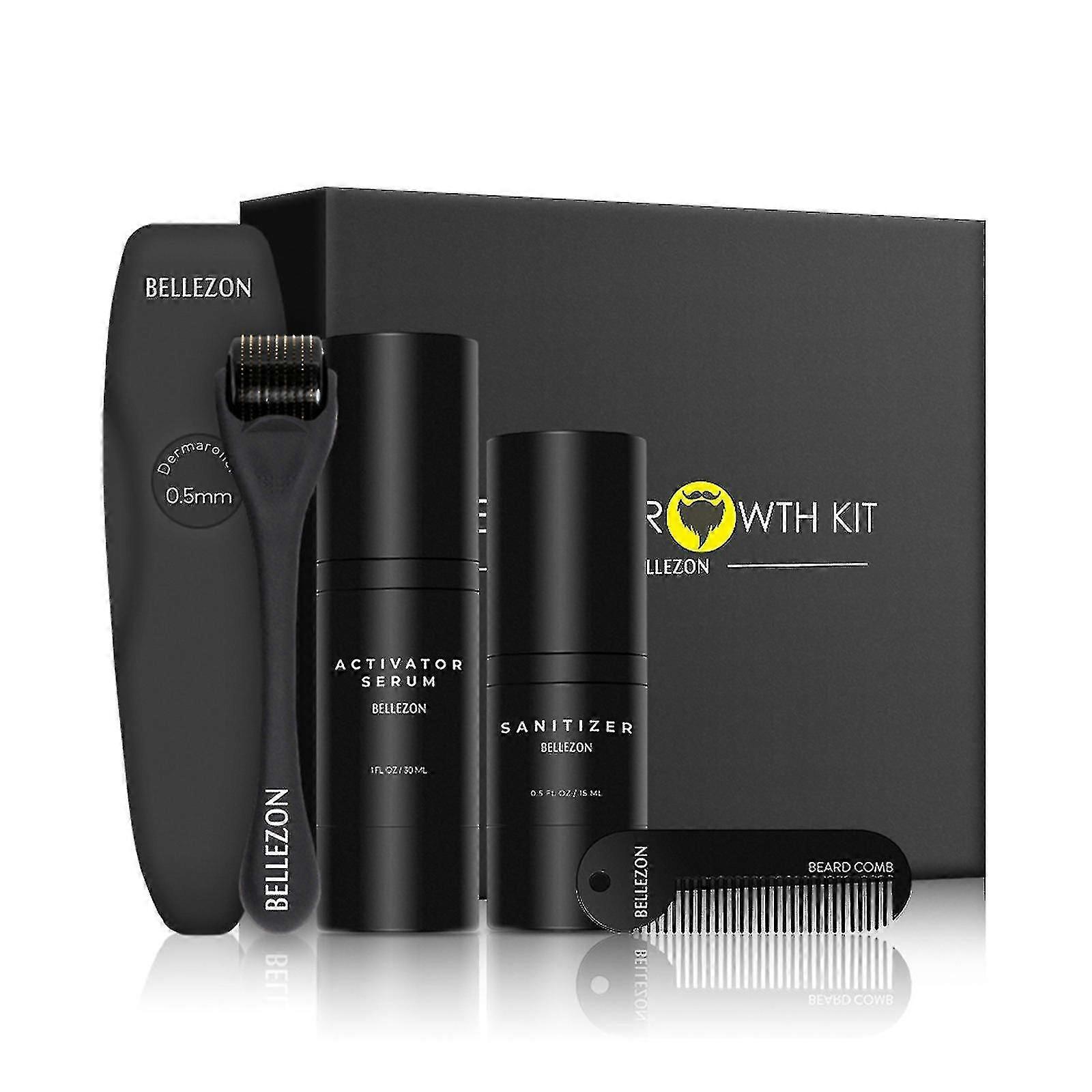 Skäggväxt Kit Gåva För Män Make Fader Skäggvårdsset Grooming Tool Wigslar