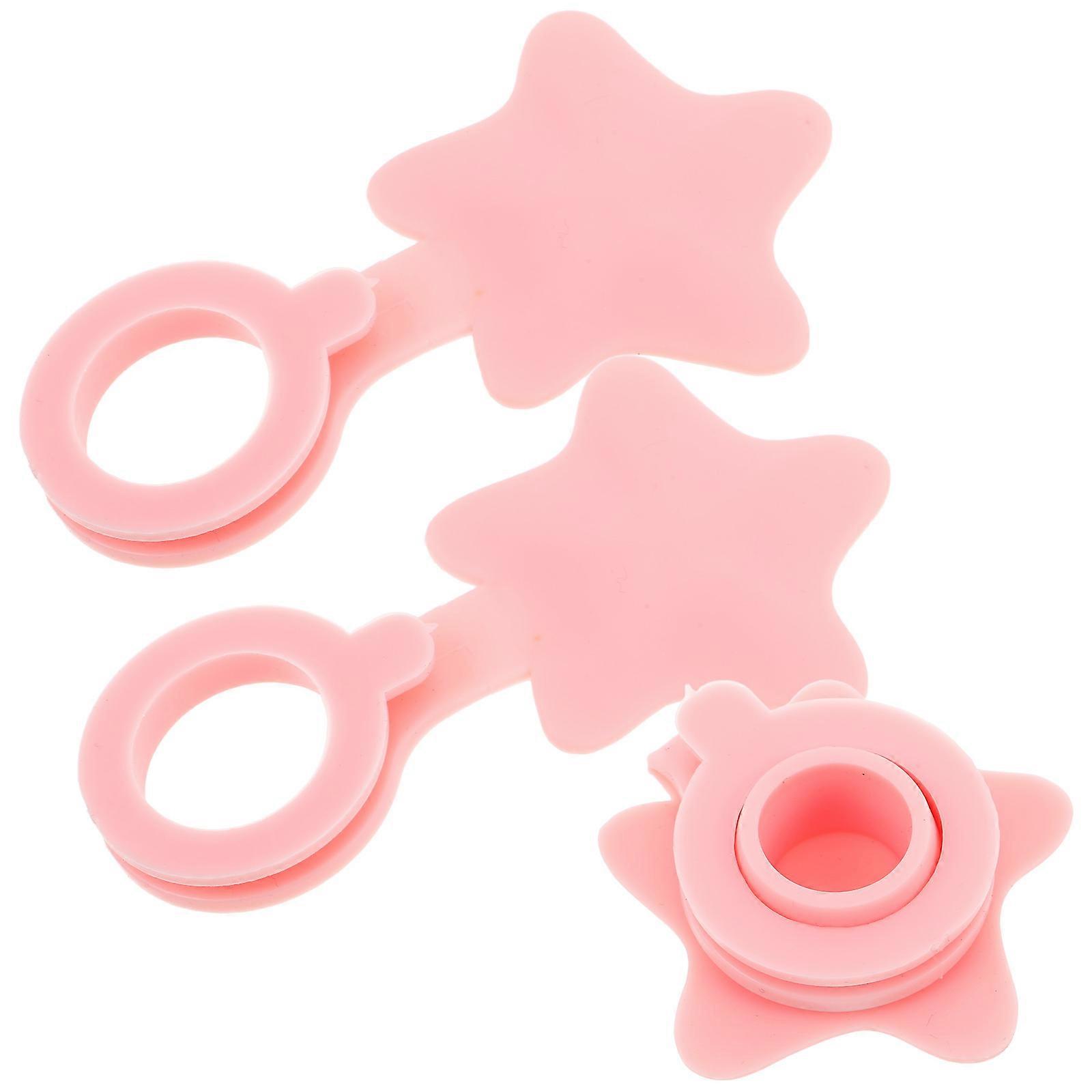 3pcs Silicone Tub Stopper with Star Pattern Leak Proof Bath Plug for Efficient Water Retention and Drainage, Easy Installation, Universal Drain
