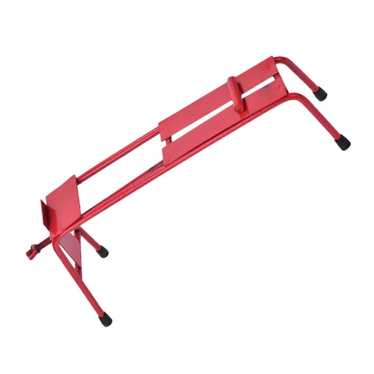 Metal Whetstone Stand with Adjustable Holder, Red Sharpening Stone Base for Stable Grinding, Compatible with Various Whetstones