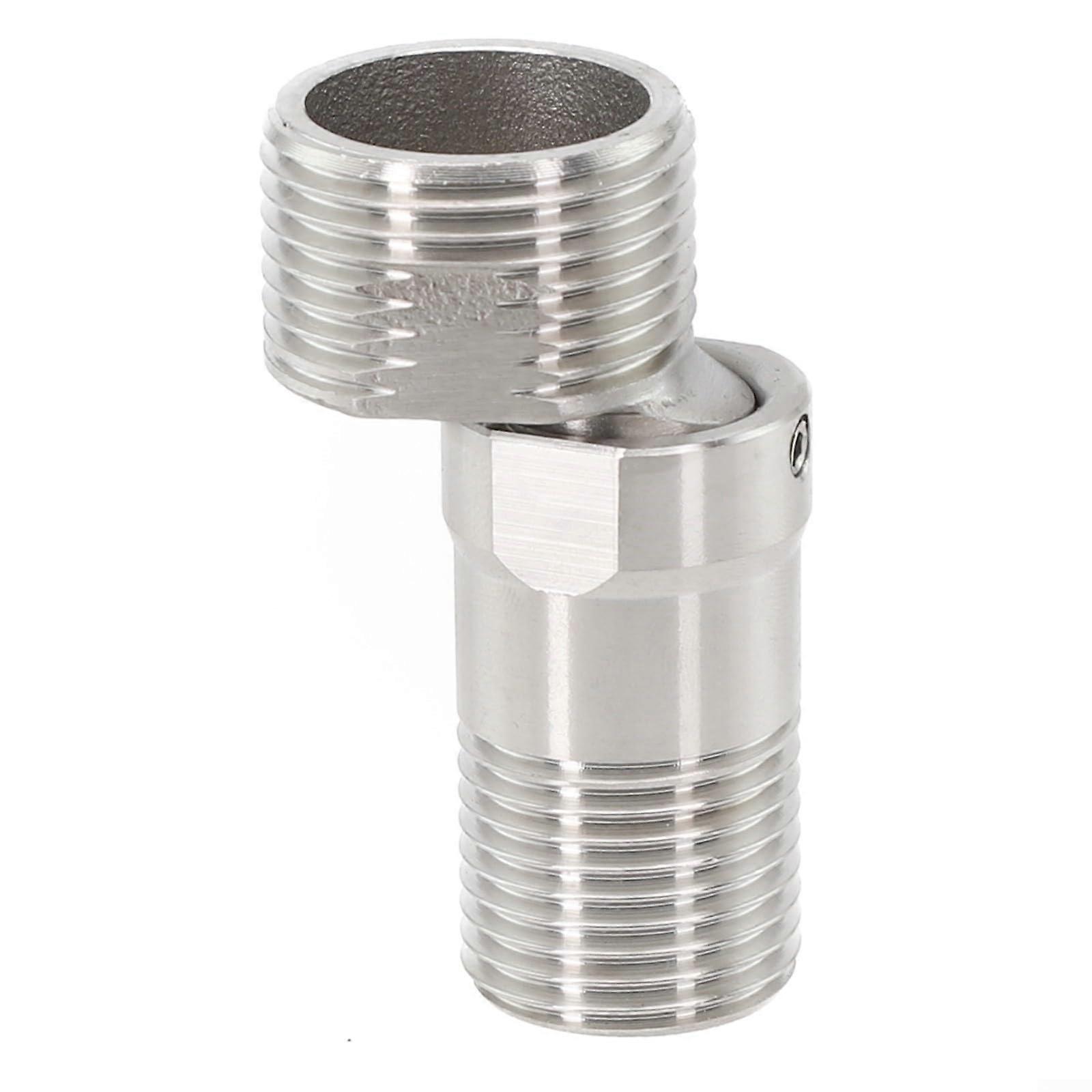 360 Degree Adjustable Faucet Adapter for Kitchen Bathroom, Angled Curved Base Corner Tap, Wall Mounted, Long Style