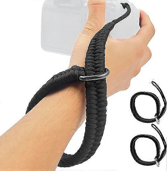 2 Pcs Camera Wrist Strap, SLR Digital Camera Wrist Strap, Camera Hand Strap with Safer Connection, Adjustable