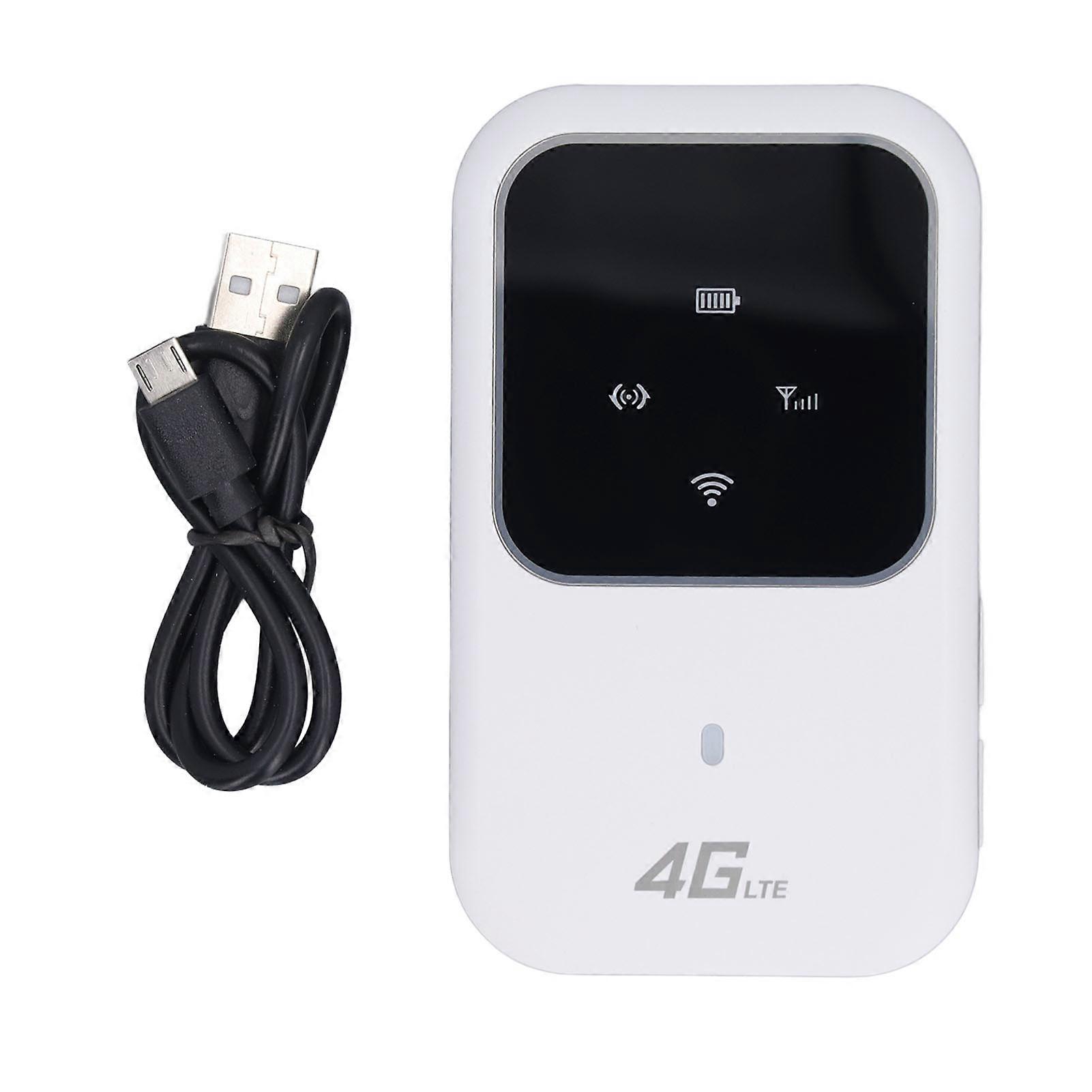 4G Portable Wi-Fi Router 2400mAh 10 Users Data Sharing Asia Version with SIM Card Slot for Phone Tablet Laptop