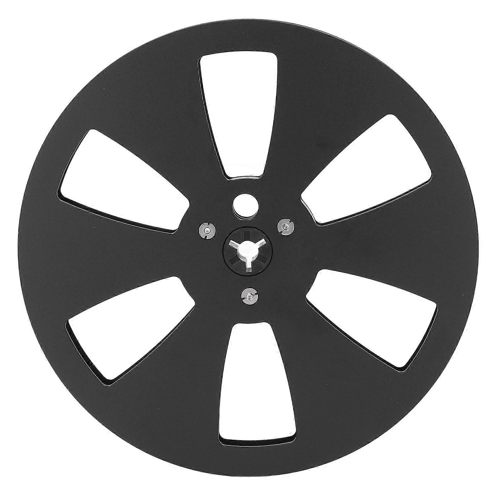 Sound Tape Empty Reel 1/4 7in Metal Aluminum for TEAC Tape Recorder Opening Machine Parts Black