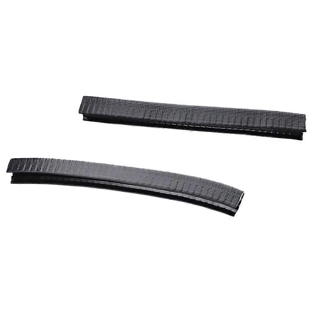Skateboard Edge Protector Skateboard Bumper Strip Anti-Collision Skateboarding Universal Shape 30.00X2.30X1.80Cm Black 1 Pair