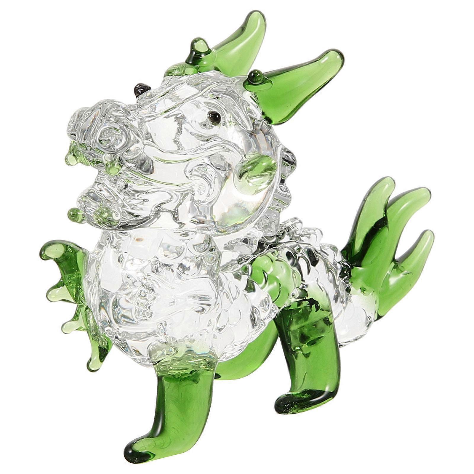 Chinese Zodiac Figurines Dragon Figurine Desktop Craft Decoration Assorted Color 1Pcs