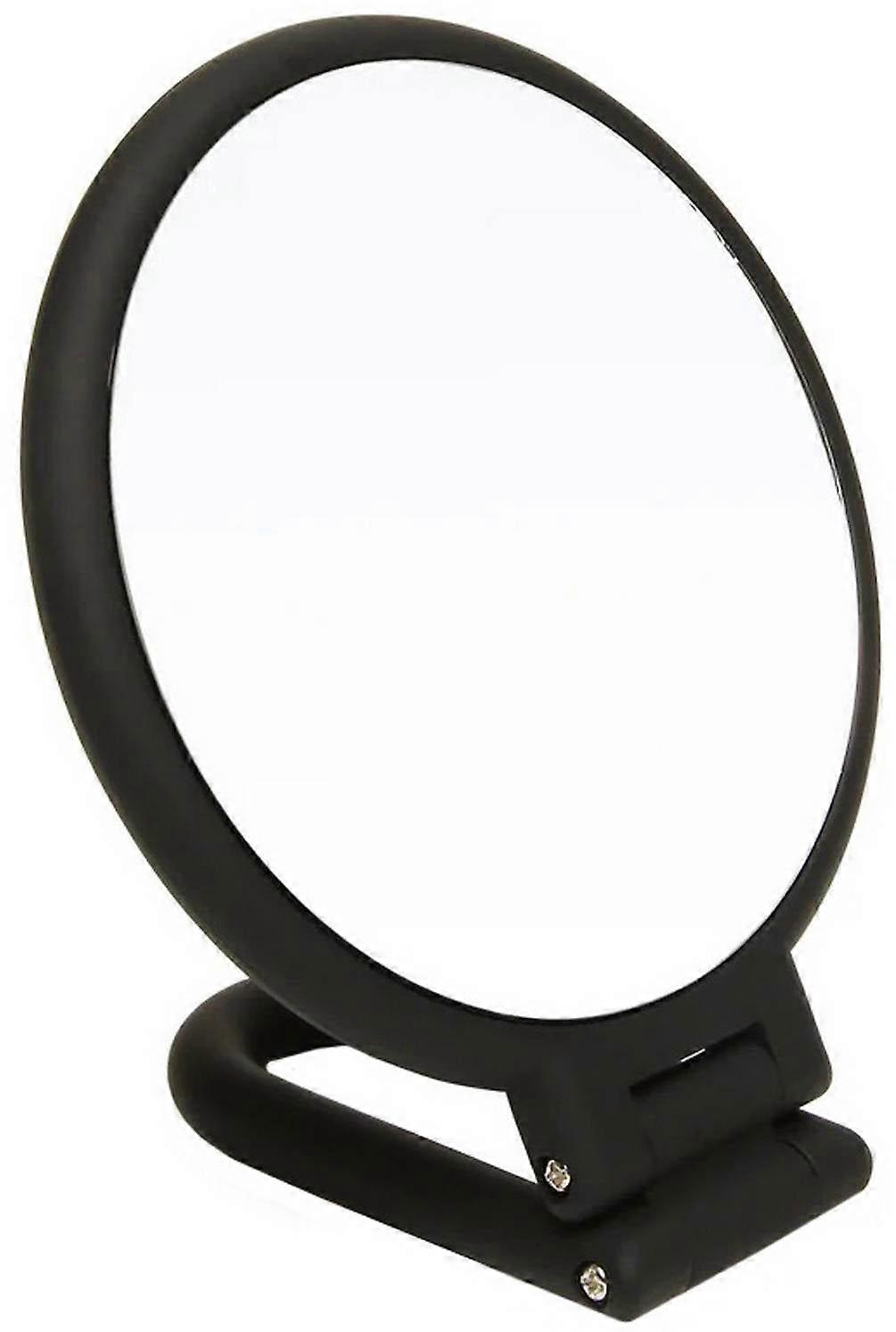 Alice Wheeler London Soft Touch Hand Mirror - Black